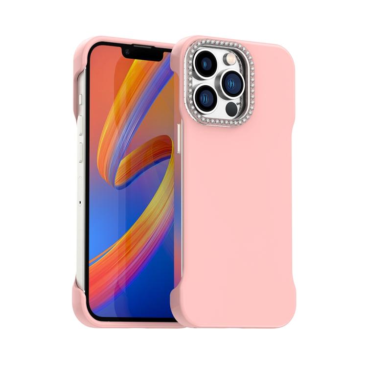 Custodia per telefono ibrida in PC e TPU satinato con mezza cornice a forma di diamante di Candy Diamond, For iPhone 14 Pro Max, For iPhone 13 Pro Max, For iPhone 13 Pro