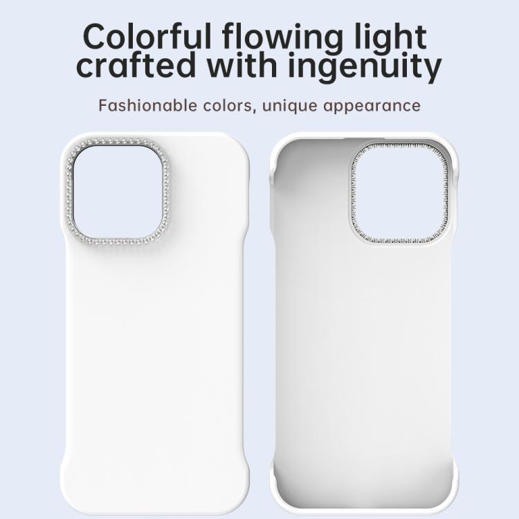 Custodia per telefono ibrida in PC e TPU satinato con mezza cornice a forma di diamante di Candy Diamond, For iPhone 14 Pro Max, For iPhone 13 Pro Max, For iPhone 13 Pro