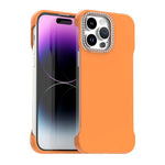 Custodia per telefono ibrida in PC e TPU satinato con mezza cornice a forma di diamante di Candy Diamond, For iPhone 14 Pro Max, For iPhone 13 Pro Max, For iPhone 13 Pro