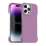 Custodia per telefono ibrida in PC e TPU satinato con mezza cornice a forma di diamante di Candy Diamond, For iPhone 14 Pro Max, For iPhone 13 Pro Max, For iPhone 13 Pro