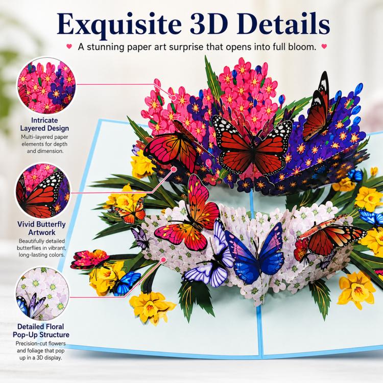 Biglietto d'auguri 3D per San Valentino