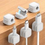 Set da 6 pezzi: organizer magnetico per cavi, supporto per cavi dati da parete