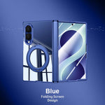 Custodia per telefono trasparente antiurto con galvanizzazione e supporto a 360 gradi., For Galaxy Z Fold8 5G, For Galaxy Z Fold8 Ultra 5G, For Galaxy Z Flip8 5G