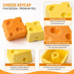 4 tasti creativi 3D a tema formaggio con stelo a croce