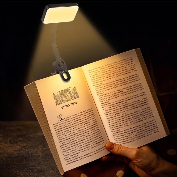 Mini lampada da lettura a clip con luce di riempimento