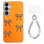 Custodia per telefono IMD color dopamina galvanizzata con cinturino da polso con perline, delicata sulla pelle., For Galaxy A15 5G, For Galaxy A55 5G, For Galaxy A35 5G