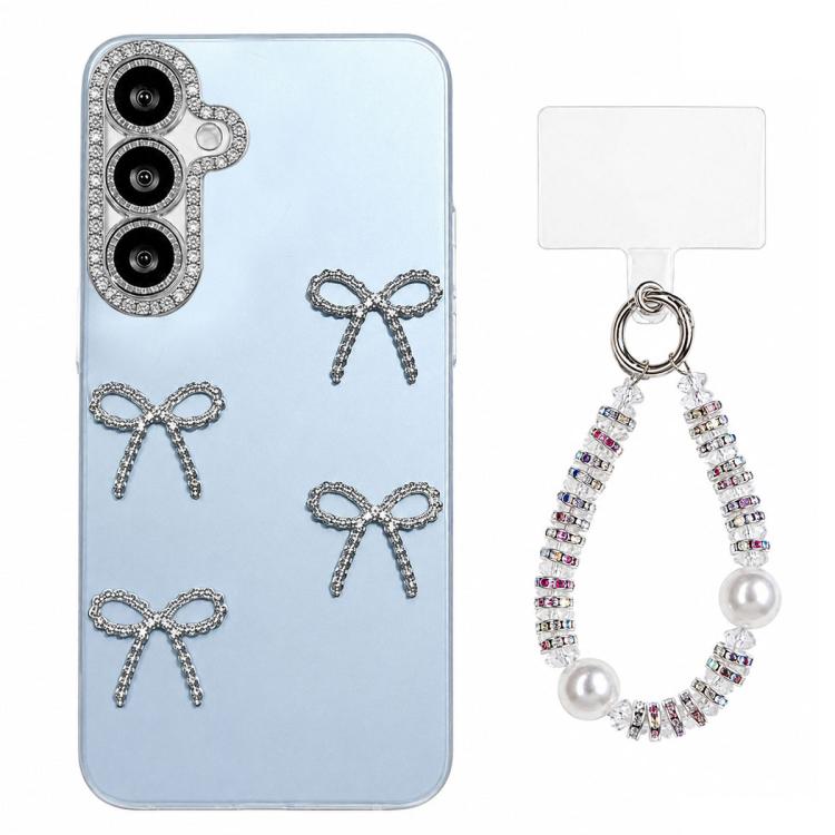 Custodia per telefono IMD color dopamina galvanizzata con cinturino da polso con perline, delicata sulla pelle., For Galaxy A15 5G, For Galaxy A55 5G, For Galaxy A35 5G