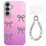 Custodia per telefono IMD color dopamina galvanizzata con cinturino da polso con perline, delicata sulla pelle., For Galaxy A15 5G, For Galaxy A55 5G, For Galaxy A35 5G