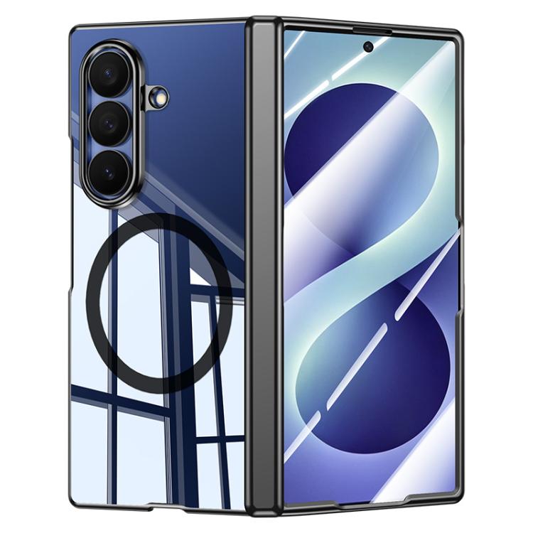Custodia magnetica trasparente antiurto per telefono con rivestimento galvanico., For Galaxy Z Fold8 5G, For Galaxy Z Fold8 Ultra 5G, For Galaxy Z Flip8 5G