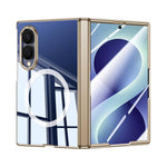 Custodia magnetica trasparente antiurto per telefono con rivestimento galvanico., For Galaxy Z Fold8 5G, For Galaxy Z Fold8 Ultra 5G, For Galaxy Z Flip8 5G