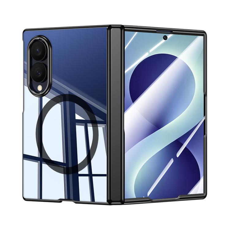 Custodia magnetica trasparente antiurto per telefono con rivestimento galvanico., For Galaxy Z Fold8 5G, For Galaxy Z Fold8 Ultra 5G, For Galaxy Z Flip8 5G