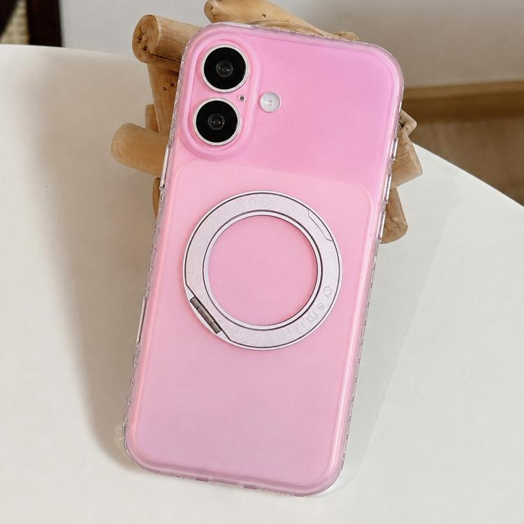 Custodia per telefono con supporto girevole a 360° e laser., For iPhone 16 Pro, For iPhone 16, For iPhone 15 Pro Max, For iPhone 15 Pro