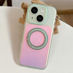 Custodia per telefono con supporto girevole a 360° e laser., For iPhone 15