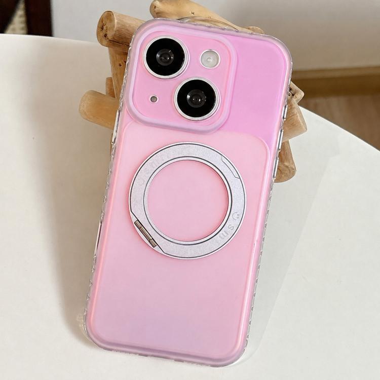 Custodia per telefono con supporto girevole a 360° e laser., For iPhone 15