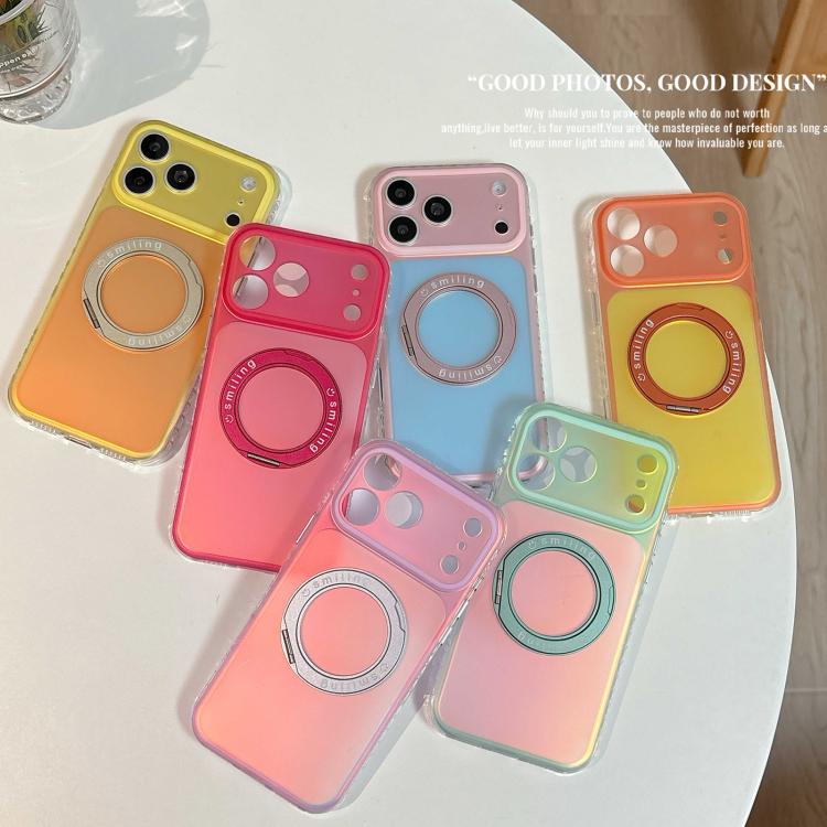 Custodia per telefono con supporto girevole a 360° e laser., For iPhone 15