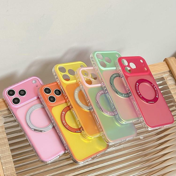 Custodia per telefono con supporto girevole a 360° e laser., For iPhone 16 Pro, For iPhone 16, For iPhone 15 Pro Max, For iPhone 15 Pro