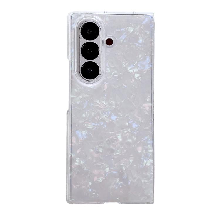 Custodia per telefono con texture a conchiglia perlata, For Galaxy Z Fold8 Ultra 5G