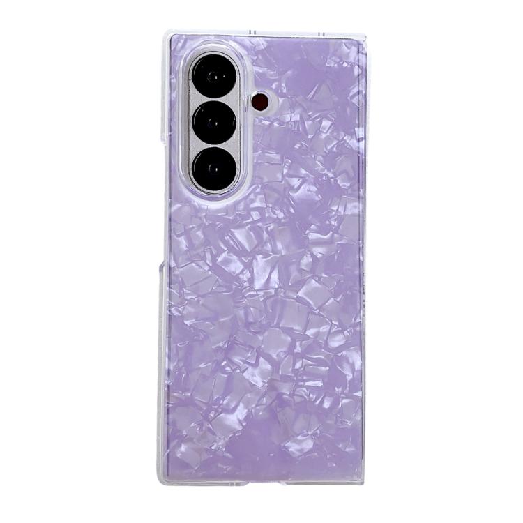 Custodia per telefono con texture a conchiglia perlata, For Galaxy Z Fold8 Ultra 5G