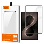 Pellicola in vetro temperato HD Kalebol ad alto contenuto di alluminio, serigrafata a copertura totale, anti-impronta, con bordo nero., For Galaxy Z Fold8 5G Outer Screen, For Galaxy Z Fold8 Ultra 5G Outer Screen, For Galaxy Z Flip8 5G Outer Screen