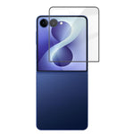 Pellicola in vetro temperato HD Kalebol ad alto contenuto di alluminio, serigrafata a copertura totale, anti-impronta, con bordo nero., For Galaxy Z Fold8 5G Outer Screen, For Galaxy Z Fold8 Ultra 5G Outer Screen, For Galaxy Z Flip8 5G Outer Screen