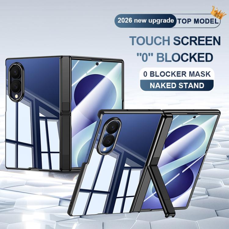 Custodia per telefono trasparente con cerniera e rivestimento galvanico., For Galaxy Z Fold8 5G, For Galaxy Z Fold8 Ultra 5G