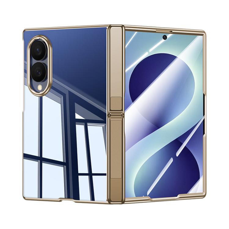 Custodia per telefono trasparente con cerniera e rivestimento galvanico., For Galaxy Z Fold8 5G, For Galaxy Z Fold8 Ultra 5G