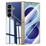 Custodia per telefono trasparente con cerniera e rivestimento galvanico., For Galaxy Z Fold8 5G, For Galaxy Z Fold8 Ultra 5G