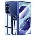 Custodia per telefono trasparente con cerniera e rivestimento galvanico., For Galaxy Z Fold8 5G, For Galaxy Z Fold8 Ultra 5G