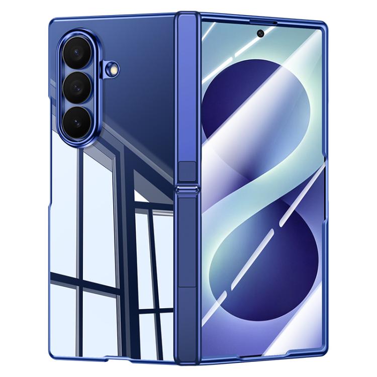 Custodia per telefono trasparente con cerniera e rivestimento galvanico., For Galaxy Z Fold8 5G, For Galaxy Z Fold8 Ultra 5G