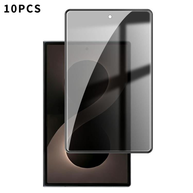 Kalebol - Confezione da 10 pellicole in vetro temperato ad alto contenuto di alluminio con serigrafia a copertura totale e bordo nero per la privacy., For Galaxy Z Fold8 5G Outer Screen, For Galaxy Z Fold8 Ultra 5G Outer Screen                         ...