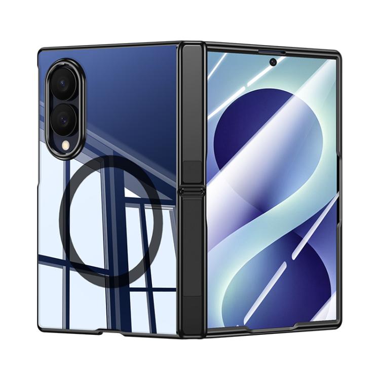 Custodia per telefono magnetica con cerniera trasparente galvanizzata., For Galaxy Z Fold8 5G, For Galaxy Z Fold8 Ultra 5G