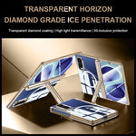 Custodia per telefono magnetica con cerniera trasparente galvanizzata., For Galaxy Z Fold8 5G, For Galaxy Z Fold8 Ultra 5G