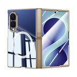 Custodia per telefono magnetica con cerniera trasparente galvanizzata., For Galaxy Z Fold8 5G, For Galaxy Z Fold8 Ultra 5G