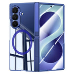 Custodia per telefono magnetica con cerniera trasparente galvanizzata., For Galaxy Z Fold8 5G, For Galaxy Z Fold8 Ultra 5G