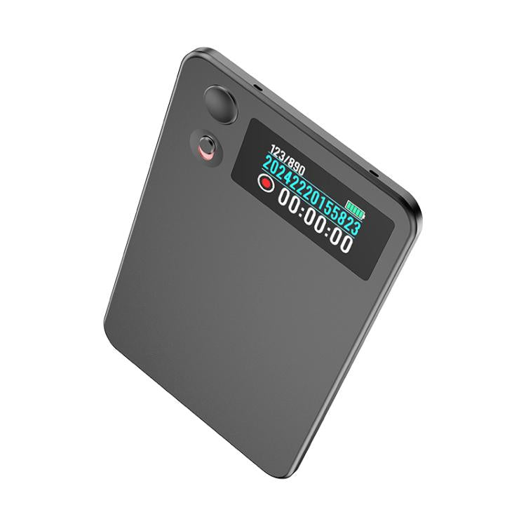 A3P Display destro ultrasottile da 0,96 pollici Registratore vocale intelligente AI Supporto AIREC-APP, 8GB, 16GB, 32GB, 64GB, 128GB, 256GB