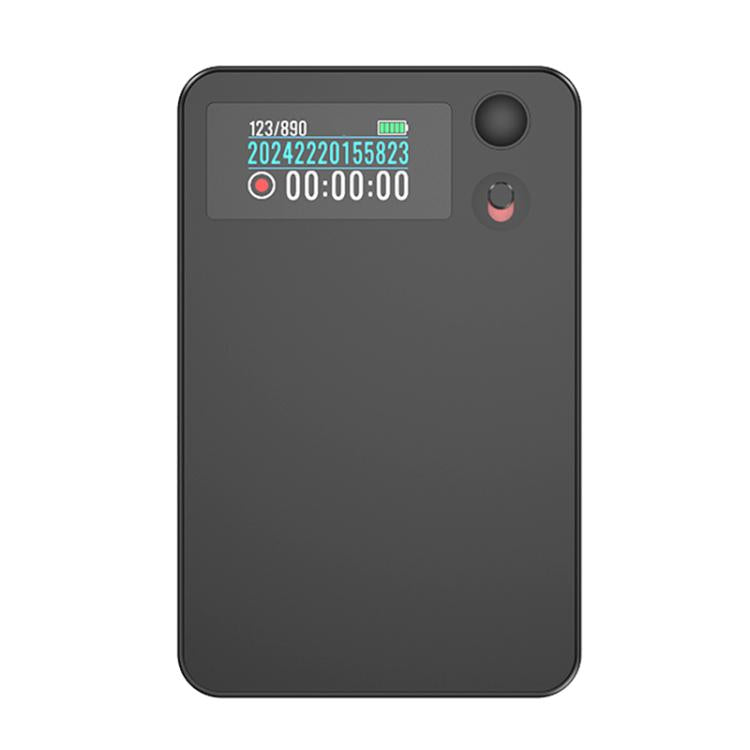 A3P Display sinistro da 0,96 pollici Doppio tasto Registratore vocale intelligente AI ultrasottile Supporto AIREC-APP, 8GB, 16GB, 32GB, 64GB, 128GB, 256GB