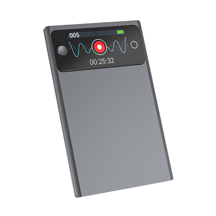 A3P Display da 1,47 pollici Ultra sottile Registratore vocale intelligente AI Supporto AIREC-APP, 8GB, 16GB, 32GB, 64GB, 128GB, 256GB