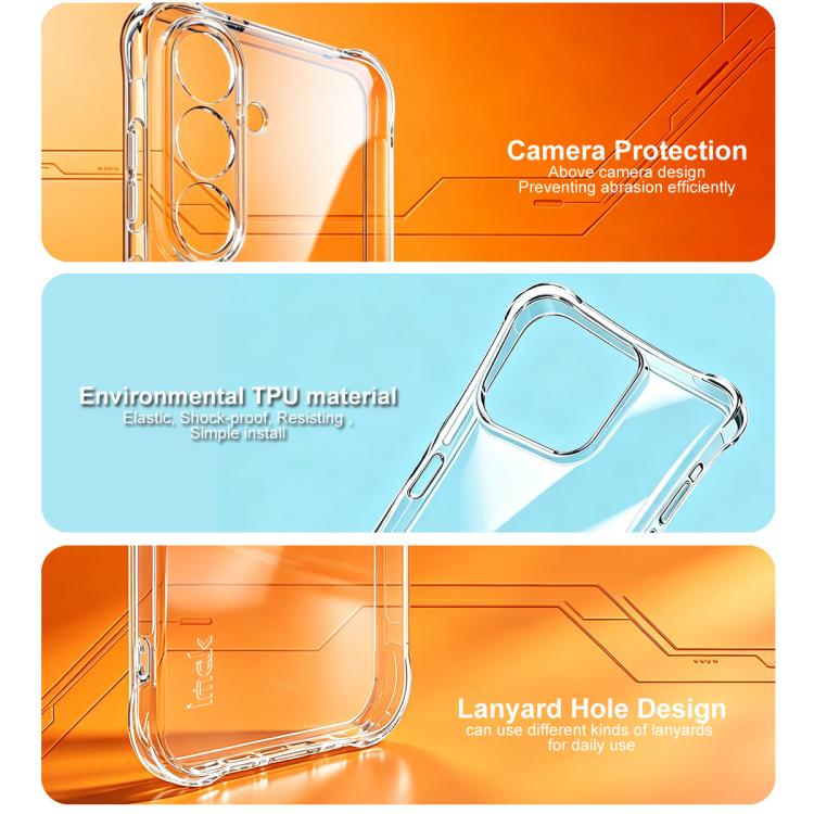 Custodia per telefono Imak in TPU antiurto con airbag magnetico., For Galaxy S26 FE 5G