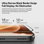 Pellicola protettiva HD Benks Crystal Shield ultra resistente alle cadute e delicata sugli occhi., For iPhone 17 Pro Max, For iPhone 17 Pro