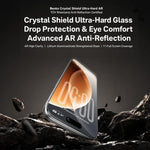 Pellicola protettiva antiriflesso Benks Crystal Shield ultra resistente alle cadute, delicata sugli occhi., For iPhone 17 Pro Max, For iPhone 17 Pro