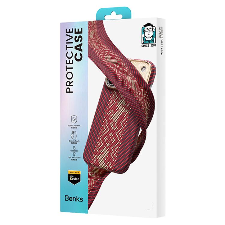 Custodia magnetica antiurto Benks Y3 in fibra di Kevlar per telefono, For iPhone 17 Pro Max, For iPhone 17 Pro