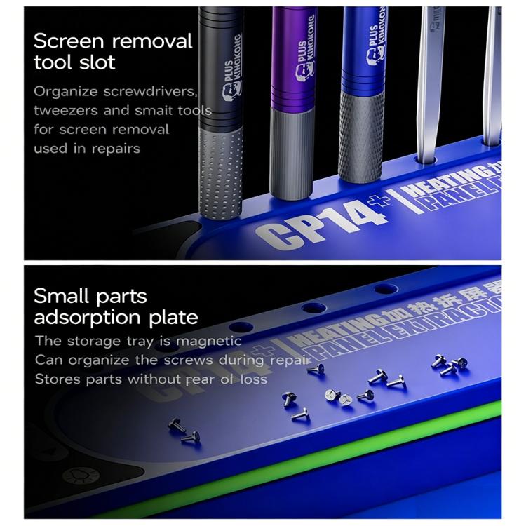 Separatore per schermo LCD MECHANIC CP14+ da 14 pollici con luce LED di rilevamento della polvere, EU Plug, US Plug
