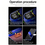 Separatore per schermo LCD MECHANIC CP14+ da 14 pollici con luce LED di rilevamento della polvere, EU Plug, US Plug