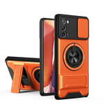 Custodia per telefono multifunzionale magnetica antiurto con finestra scorrevole per obiettivo., For Galaxy Note20 Ultra 5G, For Galaxy Note20, For Galaxy Note10+ 4G