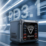 Caricabatterie da tavolo multi-interfaccia GaN BK-127D da 1200 W con illuminazione touch RGB, EU Plug, US Plug, AU Plug, UK Plug