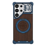 Custodia magnetica per telefono con supporto a 360° a forma di testa di cavallo in noce, For Galaxy S26 Ultra 5G, For Galaxy S25 Ultra 5G, For Galaxy S24 Ultra 5G, For Galaxy S23 Ultra 5G, For Galaxy S22 Ultra 5G
