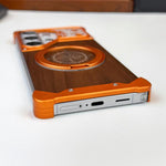 Custodia magnetica per telefono con supporto a 360° a forma di testa di cavallo in noce, For Galaxy S26 Ultra 5G, For Galaxy S25 Ultra 5G, For Galaxy S24 Ultra 5G, For Galaxy S23 Ultra 5G, For Galaxy S22 Ultra 5G