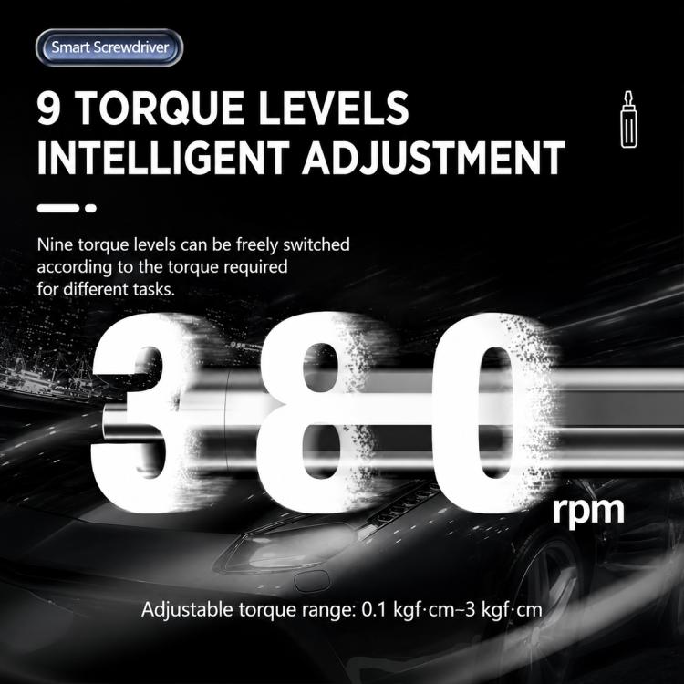 TBK BK-009 Avvitatore elettrico intelligente con freno di spegnimento e coppia regolabile, EU Plug, US Plug
