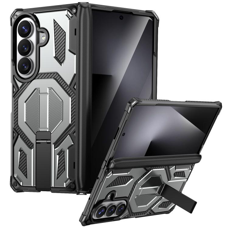 Custodia per telefono antiurto con supporto metallico nascosto e magnetico., For Galaxy Z Fold8 5G, For Galaxy Z Fold8 Ultra 5G, For Galaxy Z Flip8 5G, For Galaxy Z Fold7 5G
