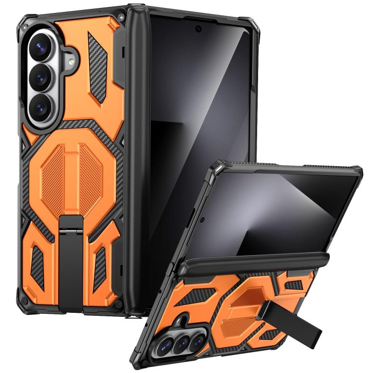 Custodia per telefono antiurto con supporto metallico nascosto e magnetico., For Galaxy Z Fold8 5G, For Galaxy Z Fold8 Ultra 5G, For Galaxy Z Flip8 5G, For Galaxy Z Fold7 5G